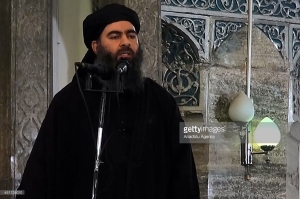 Leader of the Islamic State Abu Bakr al-Baghdadi, who has reportedly declared he will 'march on Rome.'